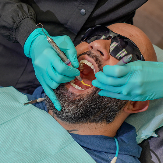 Professional teeth cleaning